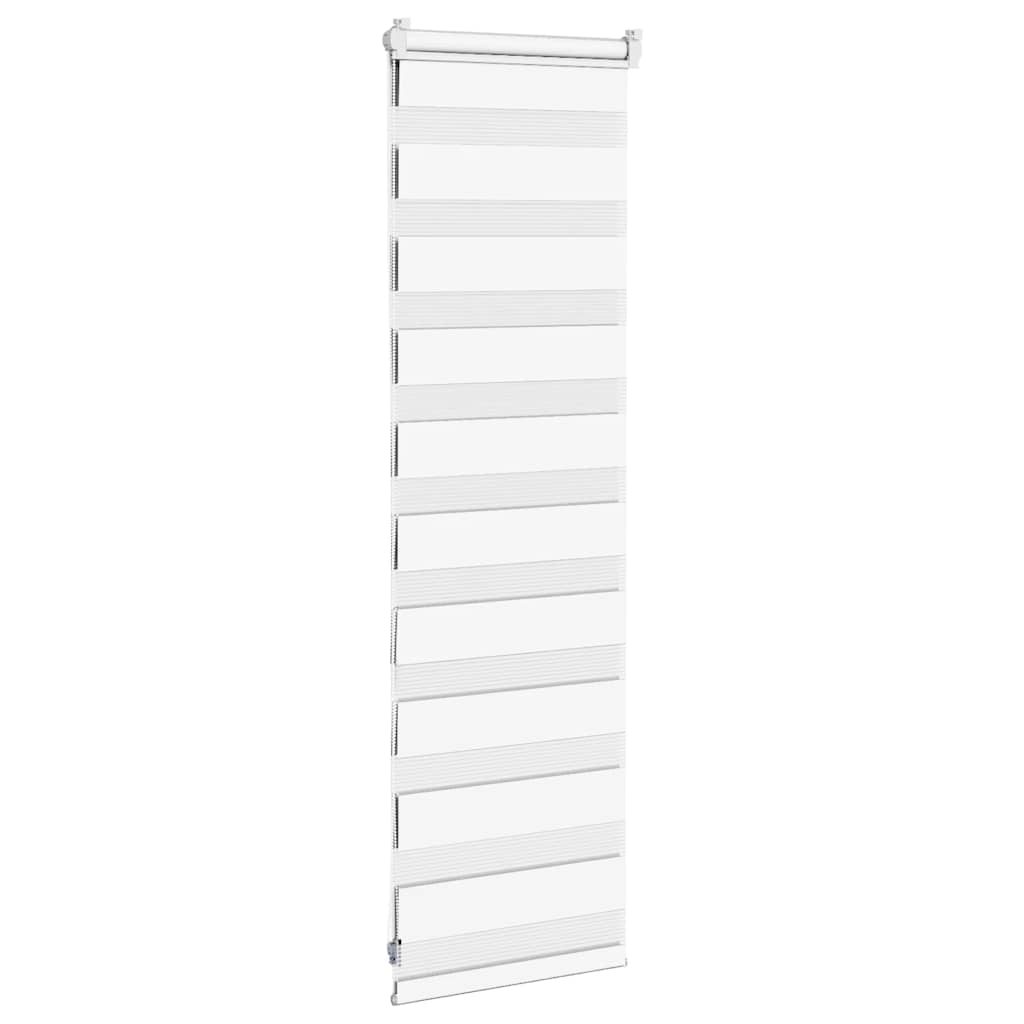 Zebrarollo Weiß 40x100 cm Stoffbreite 35,9 cm Polyester