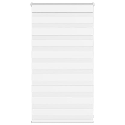 Zebrarollo Weiß 80x100 cm Stoffbreite 75,9 cm Polyester