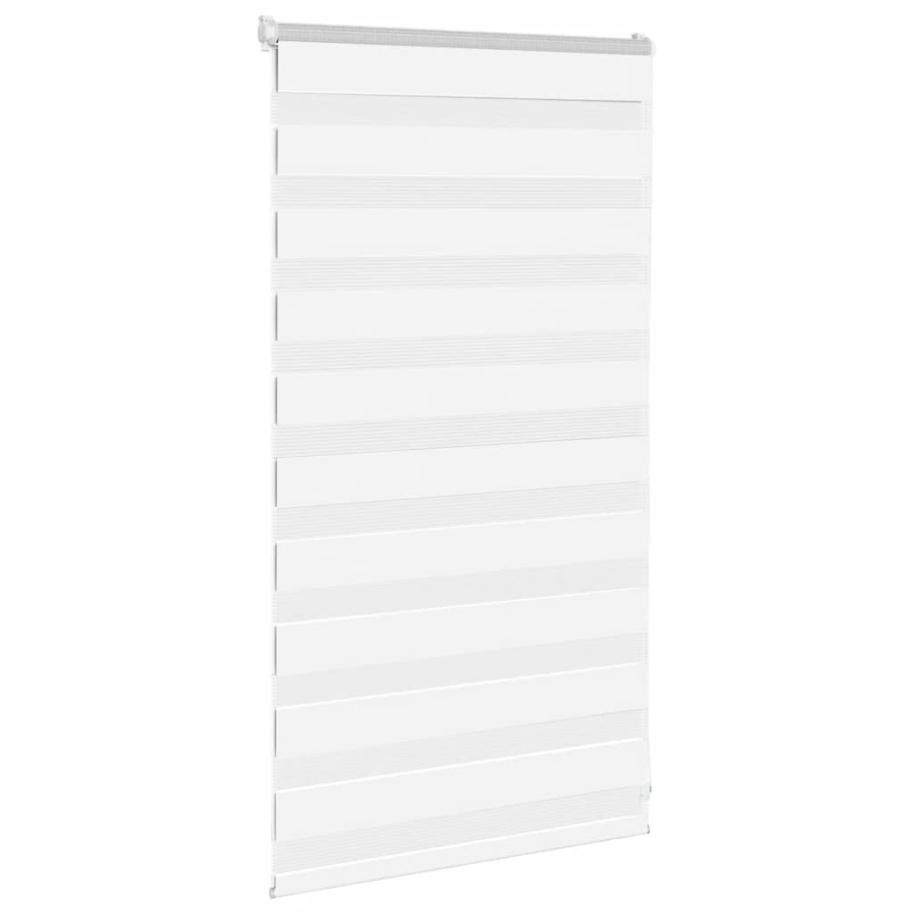 Zebrarollo Weiß 80x100 cm Stoffbreite 75,9 cm Polyester