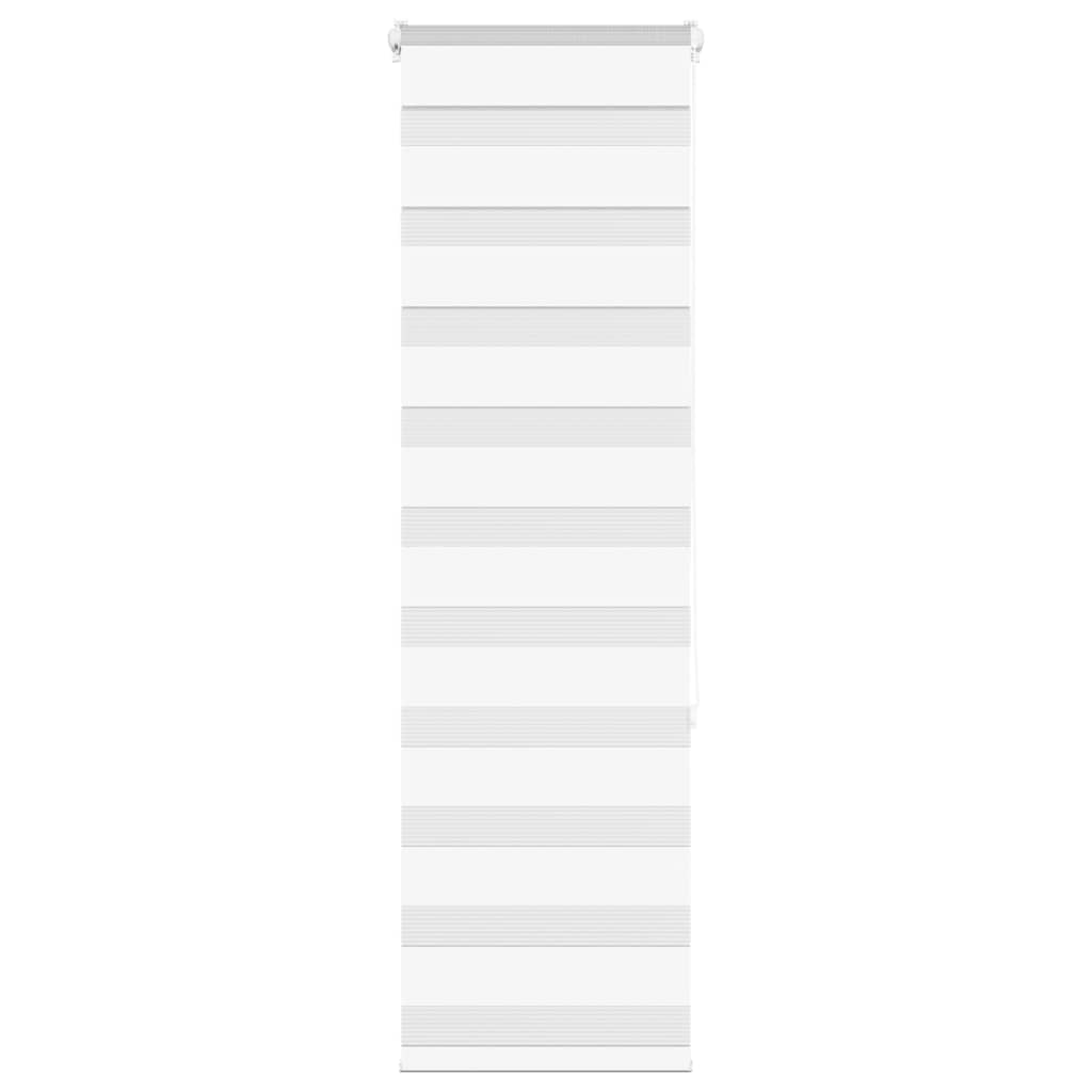 Zebrarollo Weiß 40x150 cm Stoffbreite 35,9 cm Polyester