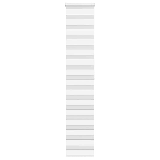 Zebrarollo Weiß 40x200 cm Stoffbreite 35,9 cm Polyester