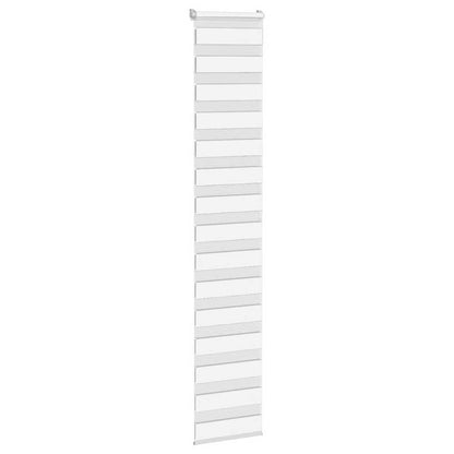 Zebrarollo Weiß 40x200 cm Stoffbreite 35,9 cm Polyester