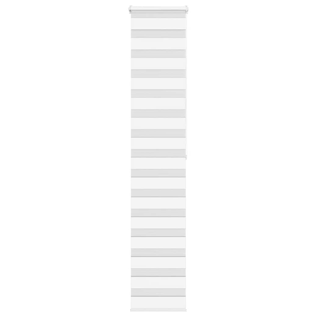 Zebrarollo Weiß 50x200 cm Stoffbreite 45,9 cm Polyester