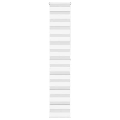 Zebrarollo Weiß 50x200 cm Stoffbreite 45,9 cm Polyester