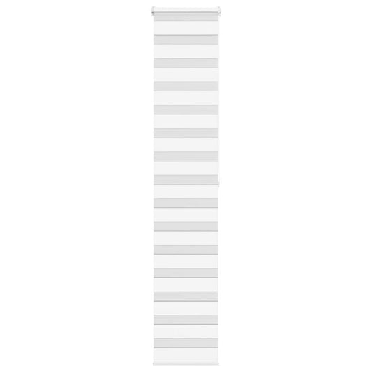 Zebrarollo Weiß 50x200 cm Stoffbreite 45,9 cm Polyester
