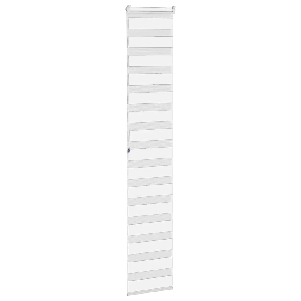 Zebrarollo Weiß 50x200 cm Stoffbreite 45,9 cm Polyester