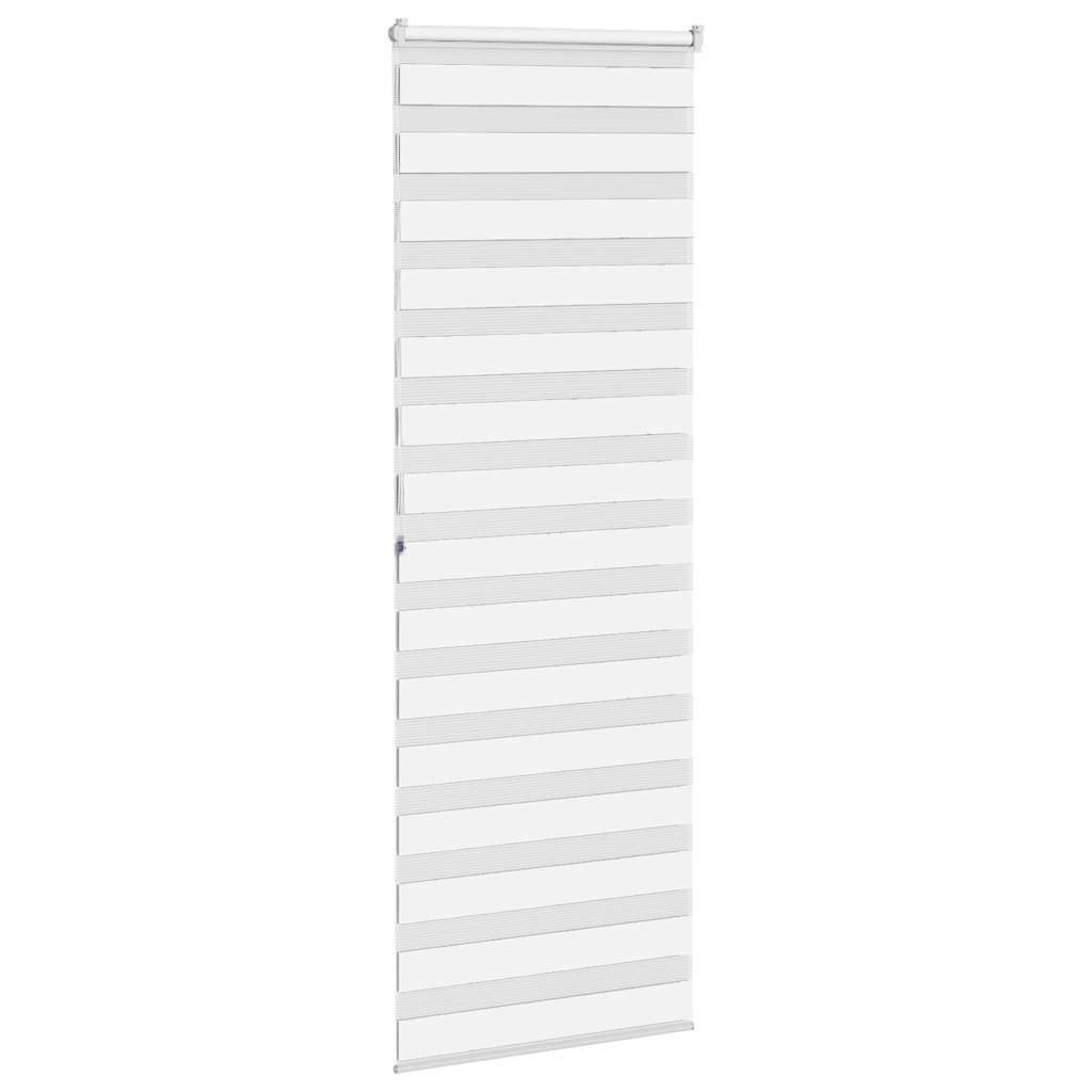 Zebrarollo Weiß 85x200 cm Stoffbreite 80,9 cm Polyester