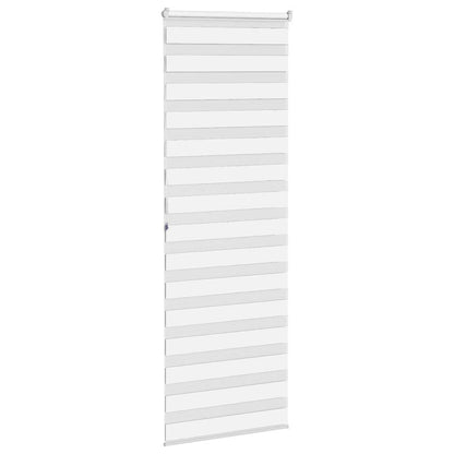 Zebrarollo Weiß 85x200 cm Stoffbreite 80,9 cm Polyester