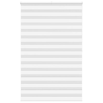 Zebrarollo Weiß 140x200 cm Stoffbreite 135,9 cm Polyester