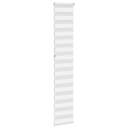 Zebrarollo Weiß 50x230 cm Stoffbreite 45,9 cm Polyester