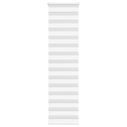 Zebrarollo Weiß 55x230 cm Stoffbreite 50,9 cm Polyester
