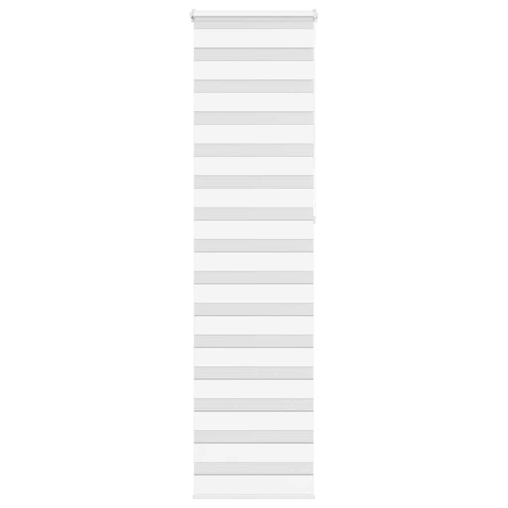 Zebrarollo Weiß 65x230 cm Stoffbreite 60,9 cm Polyester