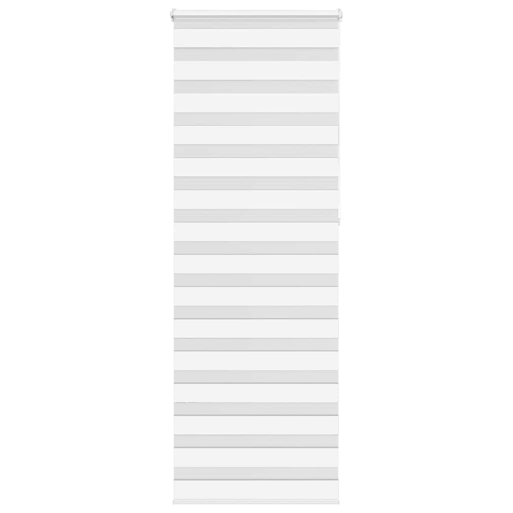 Zebrarollo Weiß 80x230 cm Stoffbreite 75,9 cm Polyester