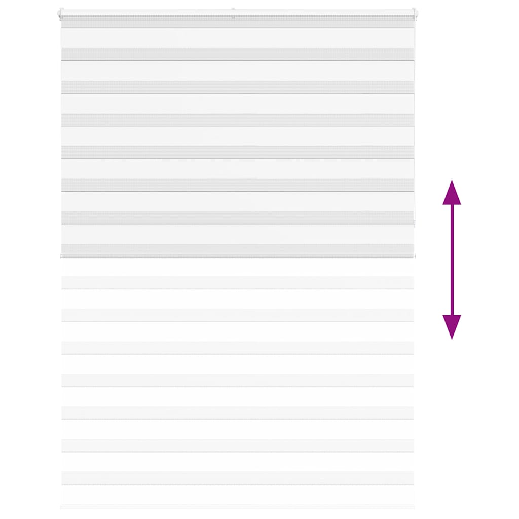 Doppelrollo Weiß 160x230 cm Stoffbreite 155,9 cm Polyester