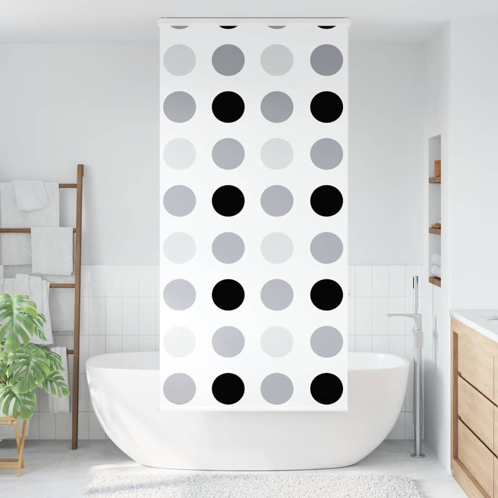 Duschrollo mit Kassette 110x240 cm Stoffbreite 106 cm