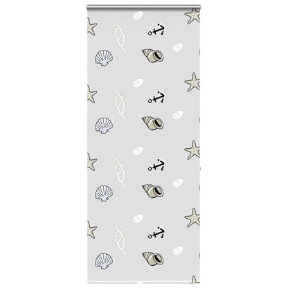 Duschrollo mit Kassette 90x240 cm Stoffbreite 86 cm
