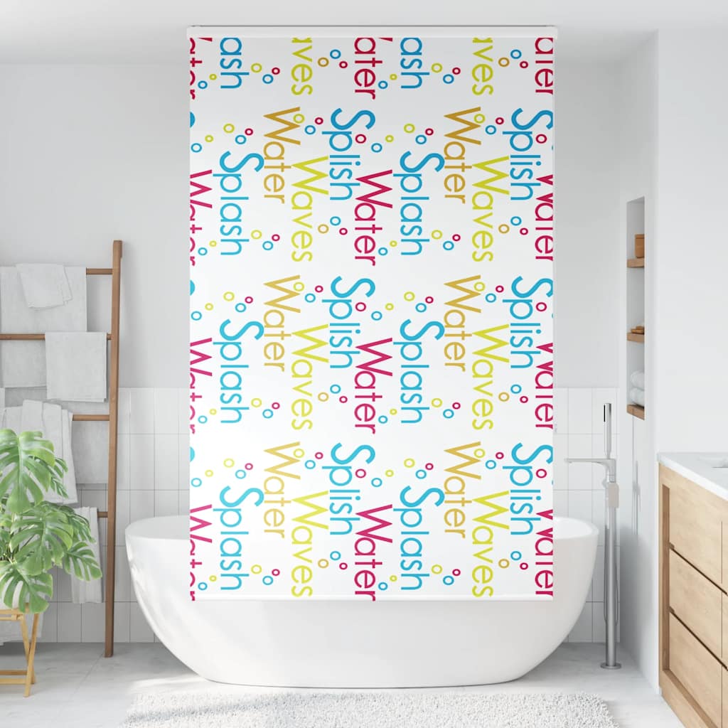 Duschrollo mit Kassette 130x240 cm Stoffbreite 126 cm
