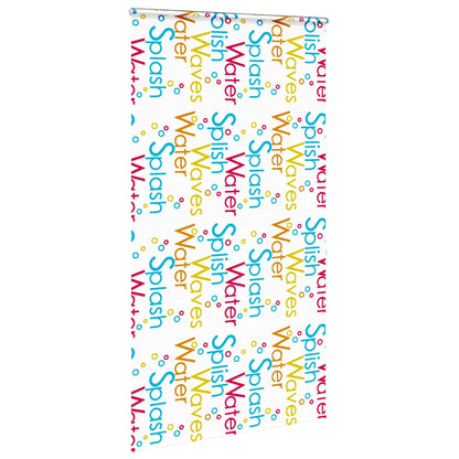 Duschrollo mit Kassette 130x240 cm Stoffbreite 126 cm