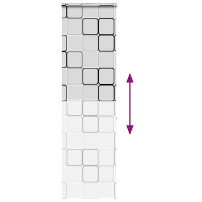 Duschrollo mit Kassette 60x240 cm Stoffbreite 56 cm