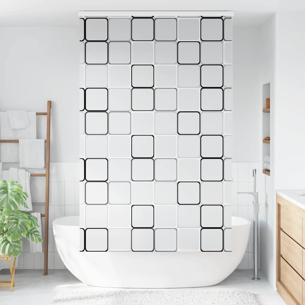 Duschrollo mit Kassette 130x240 cm Stoffbreite 126 cm