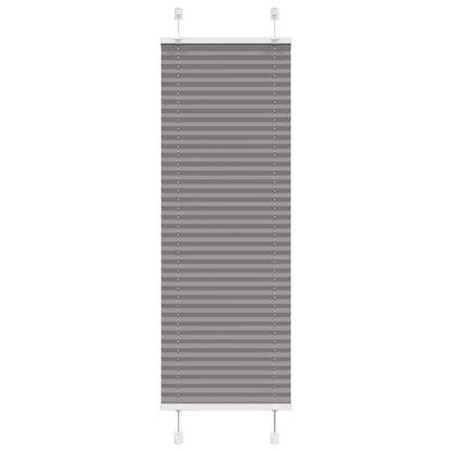 Plissee Anthrazit 40x100 cm Stoffbreite 39,4 cm Polyester