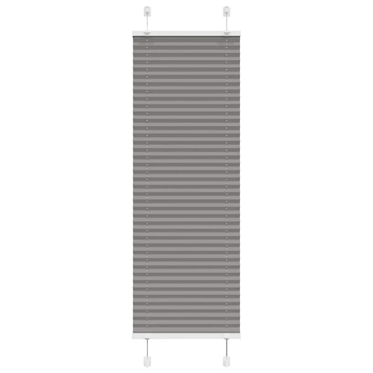 Plissee Anthrazit 50x100 cm Stoffbreite 49,4 cm Polyester