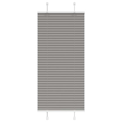 Plissee Anthrazit 55x100 cm Stoffbreite 54,4 cm Polyester
