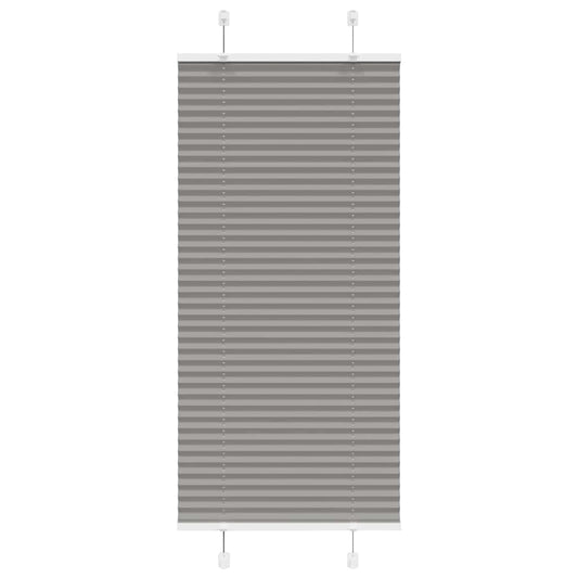 Plissee Anthrazit 55x100 cm Stoffbreite 54,4 cm Polyester