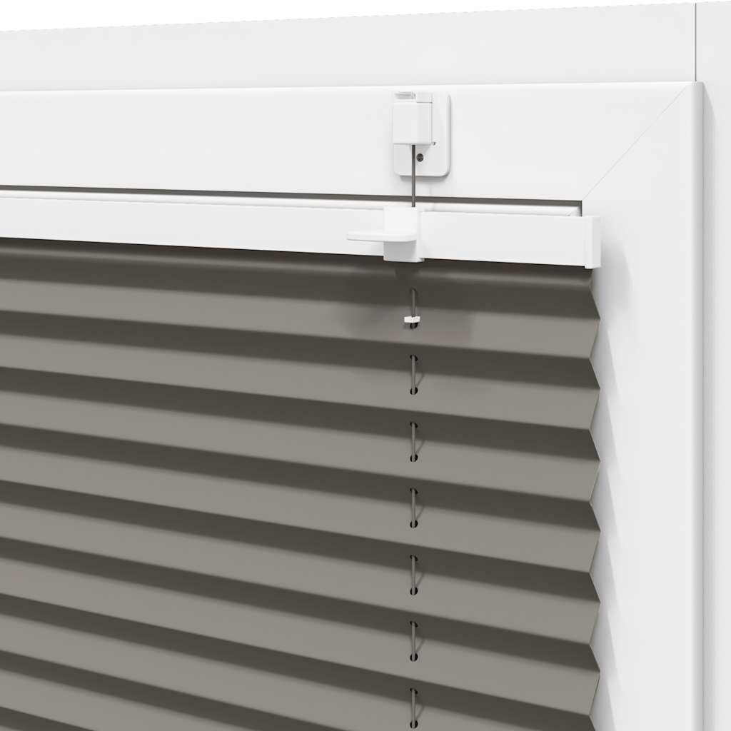 Plissee Anthrazit 55x100 cm Stoffbreite 54,4 cm Polyester