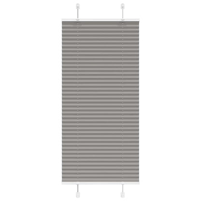 Plissee Anthrazit 60x100 cm Stoffbreite 59,4 cm Polyester
