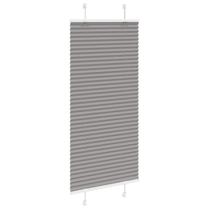 Plissee Anthrazit 65x100 cm Stoffbreite 64,4 cm Polyester