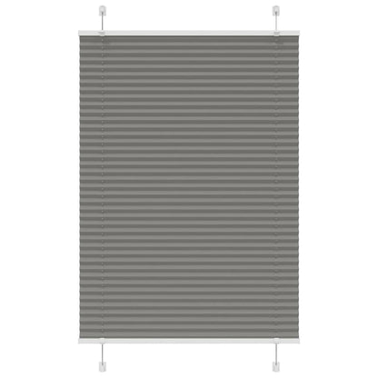 Plissee Anthrazit 100x100 cm Stoffbreite 99,4 cm Polyester