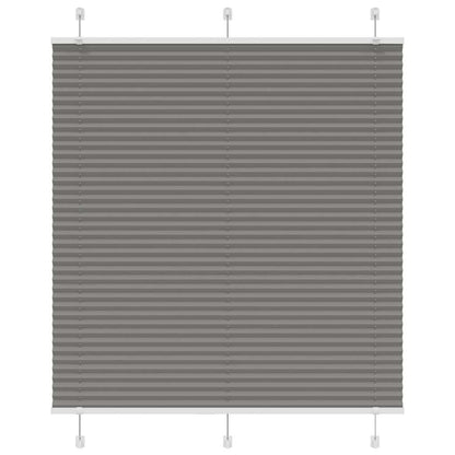 Plissee Anthrazit 115x100 cm Stoffbreite 114,4 cm Polyester