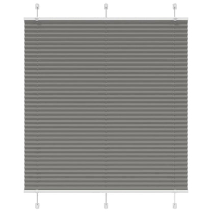 Plissee Anthrazit 120x100 cm Stoffbreite 119,4 cm Polyester