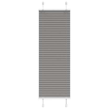 Plissee Anthrazit 50x150 cm Stoffbreite 49,4 cm Polyester