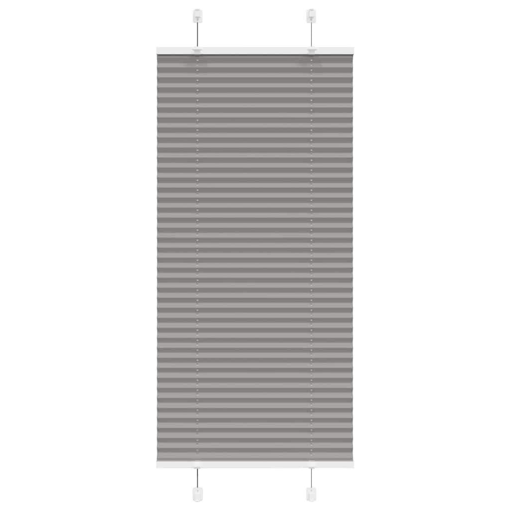 Plissee Anthrazit 55x150 cm Stoffbreite 54,4 cm Polyester
