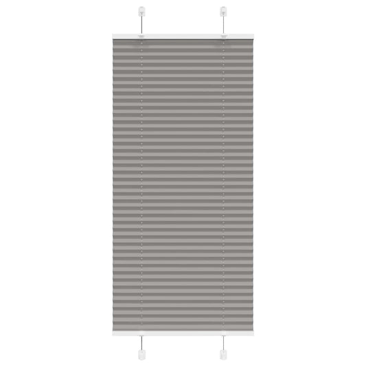 Plissee Anthrazit 55x150 cm Stoffbreite 54,4 cm Polyester