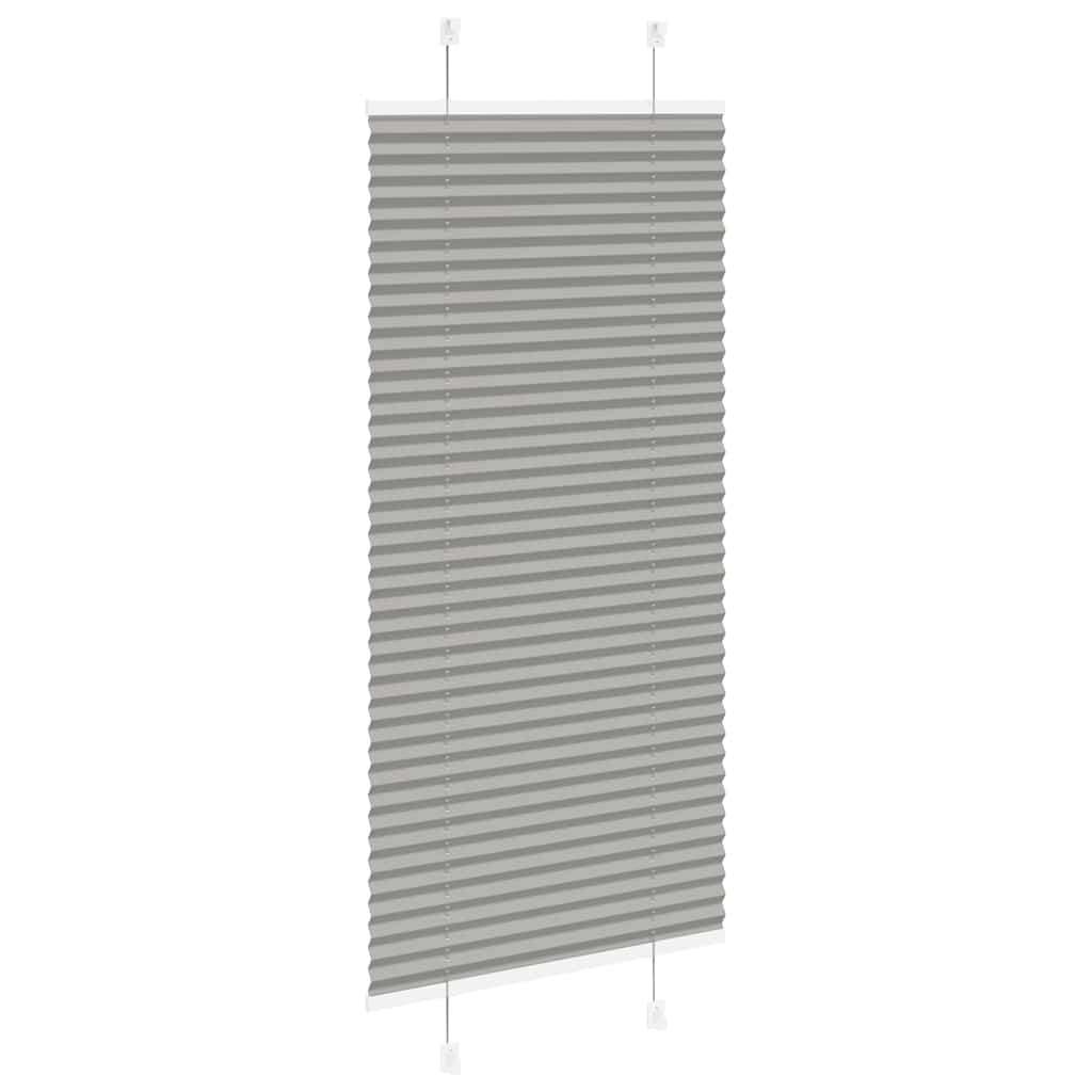 Plissee Anthrazit 55x150 cm Stoffbreite 54,4 cm Polyester