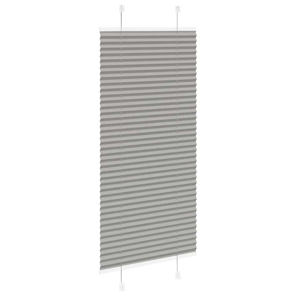 Plissee Anthrazit 60x150 cm Stoffbreite 59,4 cm Polyester