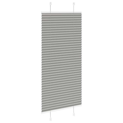 Plissee Anthrazit 65x150 cm Stoffbreite 64,4 cm Polyester