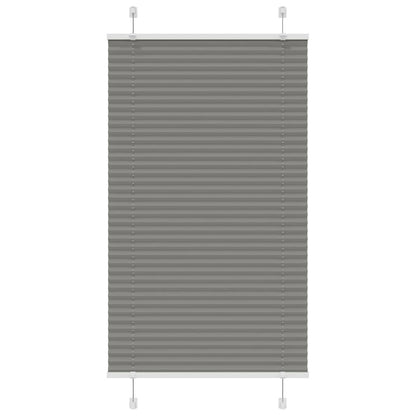 Plissee Anthrazit 80x150 cm Stoffbreite 79,4 cm Polyester
