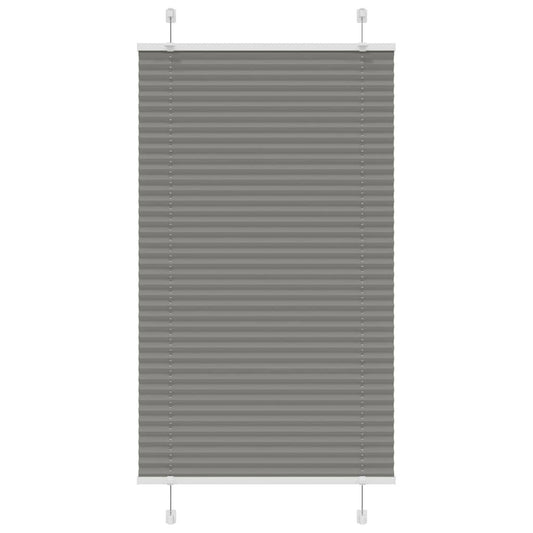 Plissee Anthrazit 80x150 cm Stoffbreite 79,4 cm Polyester