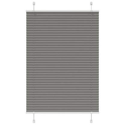 Plissee Anthrazit 85x150 cm Stoffbreite 84,4 cm Polyester