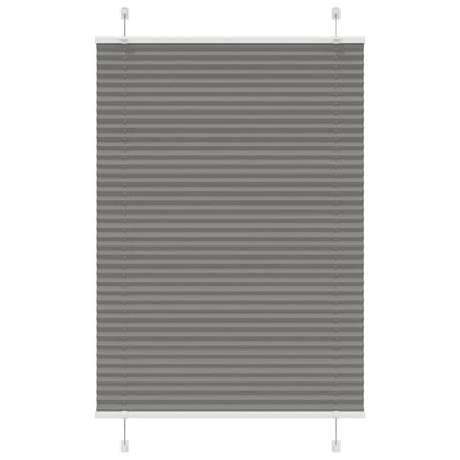 Plissee Anthrazit 95x150 cm Stoffbreite 94,4 cm Polyester