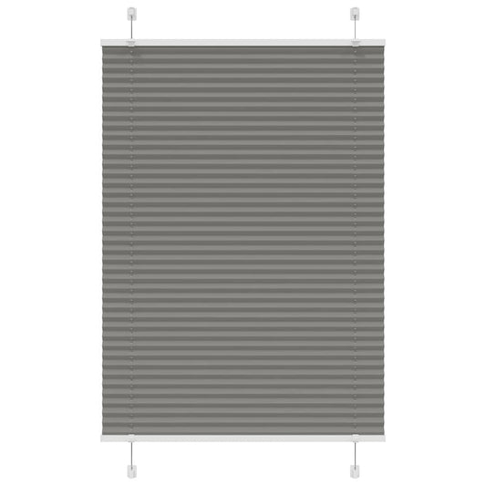 Plissee Anthrazit 95x150 cm Stoffbreite 94,4 cm Polyester