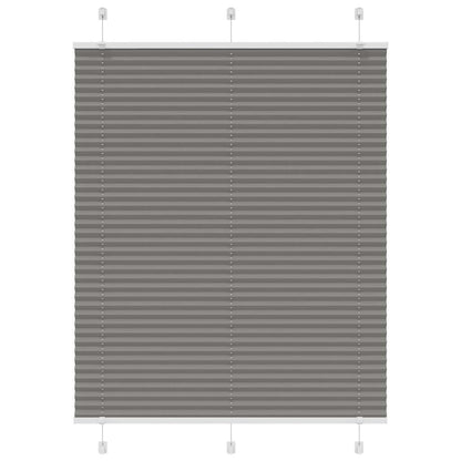 Plissee Anthrazit 105x150 cm Stoffbreite 104,4 cm Polyester