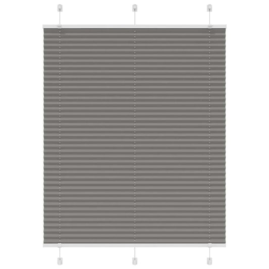 Plissee Anthrazit 105x150 cm Stoffbreite 104,4 cm Polyester