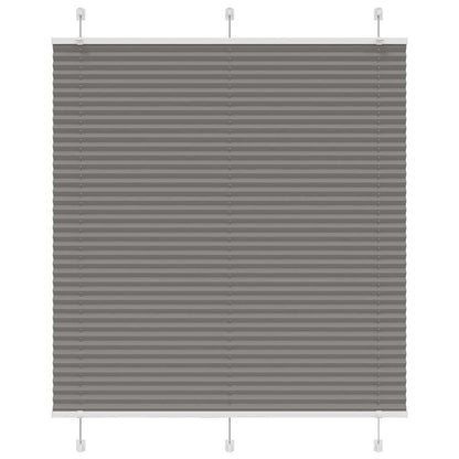 Plissee Anthrazit 120x150 cm Stoffbreite 119,4 cm Polyester