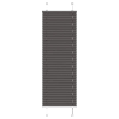 Plissee Schwarz 45x100 cm Stoffbreite 44,4 cm Polyester