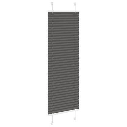 Plissee Schwarz 45x100 cm Stoffbreite 44,4 cm Polyester